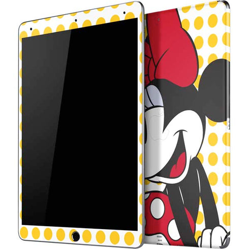 Disney Minnie Mouse Profile Yellow Dots iPad Skins