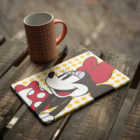 Disney Minnie Mouse Profile Yellow Dots iPad Skins