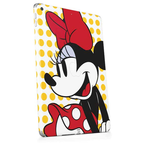 Disney Minnie Mouse Profile Yellow Dots Apple iPad Skin