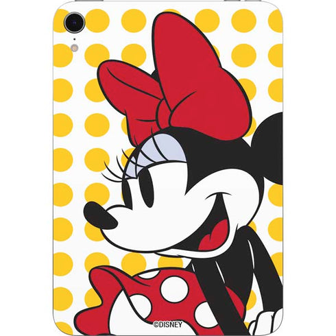 Disney Minnie Mouse Profile Yellow Dots Apple iPad Mini Skin