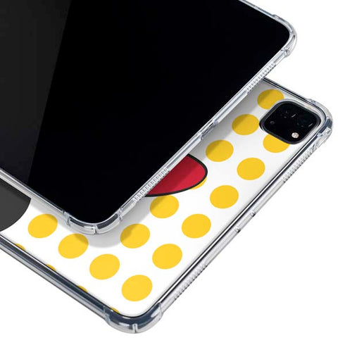 Disney Minnie Mouse Profile Yellow Dots iPad Pro 11in (2024) Clear Case