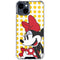 Disney Minnie Mouse Profile Yellow Dots iPhone 15 Clear Case
