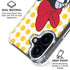 Disney Minnie Mouse Profile Yellow Dots iPhone 16 Clear Case