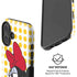Disney Minnie Mouse Profile Yellow Dots iPhone 16 Magsafe Impact Case