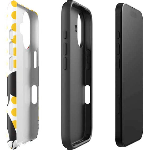 Disney Minnie Mouse Profile Yellow Dots iPhone 16 Plus Impact Case