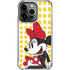 Disney Minnie Mouse Profile Yellow Dots iPhone 16 Pro Clear Case