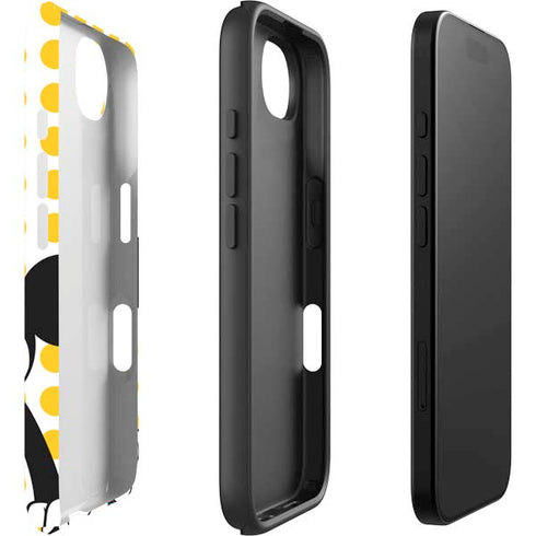 Disney Minnie Mouse Profile Yellow Dots iPhone 16e Impact Case