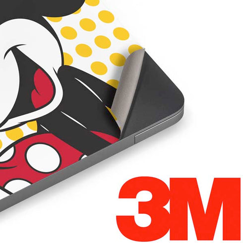 Disney Minnie Mouse Profile Yellow Dots Apple MacBook Air Skin