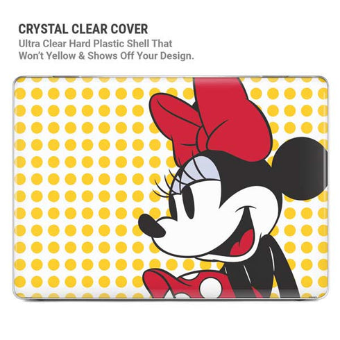 Disney Minnie Mouse Profile Yellow Dots MacBook Pro 14in (2021-24) Case plus Skin