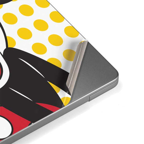 Disney Minnie Mouse Profile Yellow Dots Apple MacBook Pro 14-inch Skin