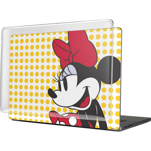 Disney Minnie Mouse Profile Yellow Dots MacBook Cases