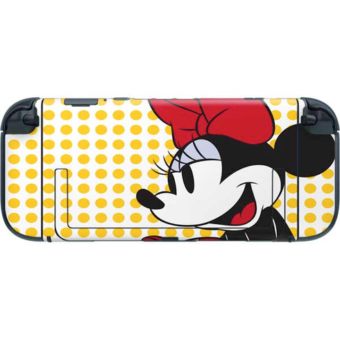 Disney Minnie Mouse Profile Yellow Dots Nintendo Switch 2 (2025) with Joy-Con Skin