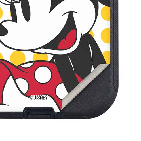 Disney Minnie Mouse Profile Yellow Dots Otterbox Defender iPhone Skin