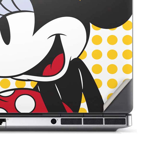 Disney Minnie Mouse Profile Yellow Dots Dell Precision Skin