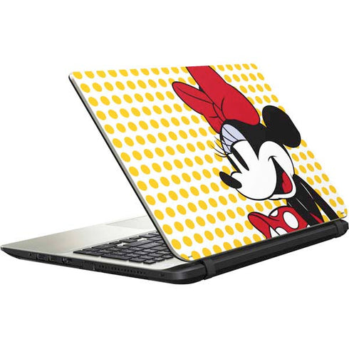 Disney Minnie Mouse Profile Yellow Dots Satellite L50-B / S50-B Skin