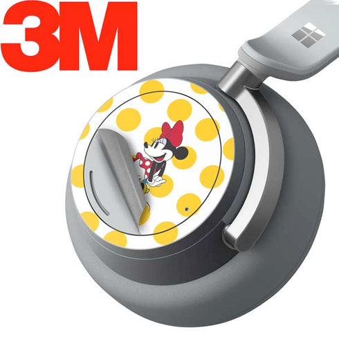 Disney Minnie Mouse Profile Yellow Dots Surface Headphones Skin