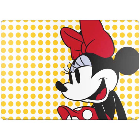 Disney Minnie Mouse Profile Yellow Dots Surface Laptop 7 13.8in Skin