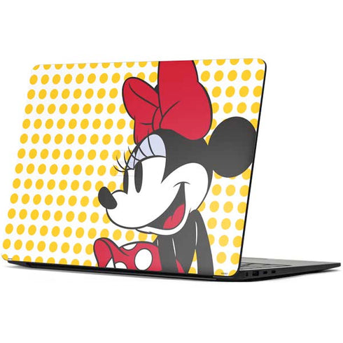 Disney Minnie Mouse Profile Yellow Dots Surface Laptop 7 15in Skin