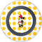 Disney Minnie Mouse Profile Yellow Dots Wireless Charger Skin