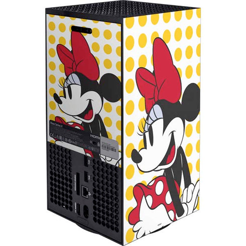 Disney Minnie Mouse Profile Yellow Dots XBox Series X Digital Edition Bundle Skin