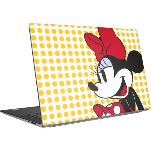 Disney Minnie Mouse Profile Yellow Dots Dell XPS Skin