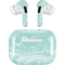 Mint Marbling AirPods Skins