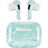 Mint Marbling AirPods Skins