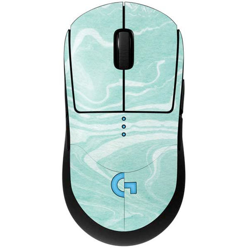 Mint Marbling G Pro Wireless Gaming Mouse Skin