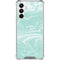 Mint Marbling Galaxy A16 5G Clear Case