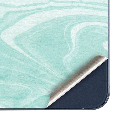 Mint Marbling Galaxy A35 5G Skin