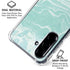 Mint Marbling Galaxy A36 5G Clear Case