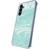 Mint Marbling Galaxy A55 5G Clear Case