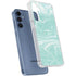 Mint Marbling Galaxy A55 5G Clear Case