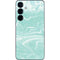 Mint Marbling Galaxy S24 Plus Skin