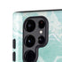 Mint Marbling Galaxy S25 Ultra Impact Case