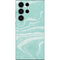 Mint Marbling Galaxy S24 Ultra Skin