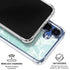 Mint Marbling Galaxy S25 Plus Clear Case