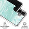Mint Marbling Galaxy S26 Clear Case