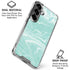 Mint Marbling Galaxy S26 Clear Case