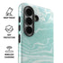 Mint Marbling Galaxy S26 Plus Impact Case