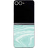 Mint Marbling Galaxy Z Flip6 Skin