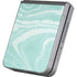 Mint Marbling Galaxy Z Flip6 Skin