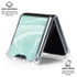 Mint Marbling Galaxy Z Flip6 Clear Case