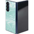 Mint Marbling Galaxy Z Fold6 Skin