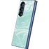 Mint Marbling Galaxy Z Fold6 Skin