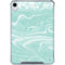 Mint Marbling iPad 11th Gen (2025) Clear Case
