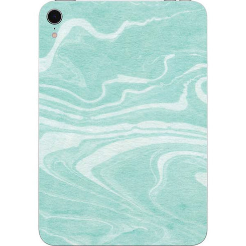 Mint Marbling Apple iPad Mini Skin