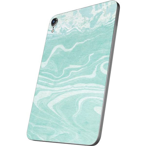 Mint Marbling Apple iPad Mini Skin