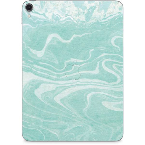 Mint Marbling Apple iPad Pro Skin