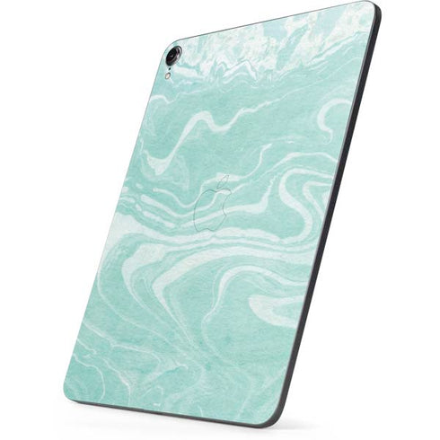 Mint Marbling Apple iPad Pro Skin